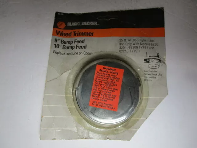 Black and decker yard on sale trimmer bump feed