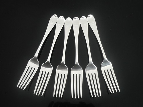 6 Scottish Provincial Silver Dinner Table Forks, Robert Keay Perth 1828 - Picture 5 of 11