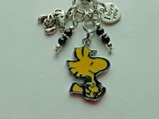 PEANUTS WOODSTOCK SNOOPY LOVE YOU KEY CHAIN CLIP FOR PURSE BAG BACKPACK CHARM