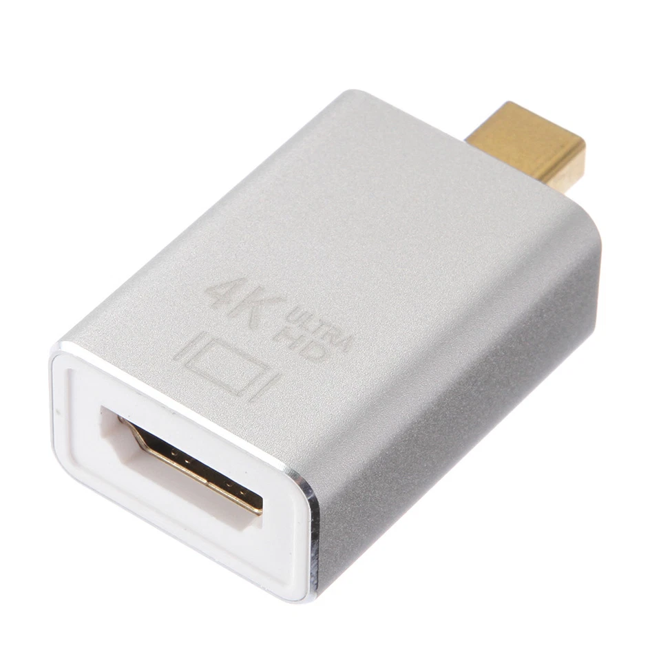 Mini DP DisplayPort to HDMI Converter 4K Adapter for MacBook Pro Air Gold-plated - Image 2 of 4