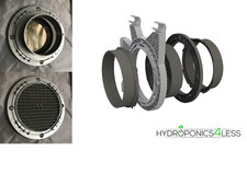 Secret Jardin Ducting Flange Kits Connectors Tent Flange 16mm 25mm