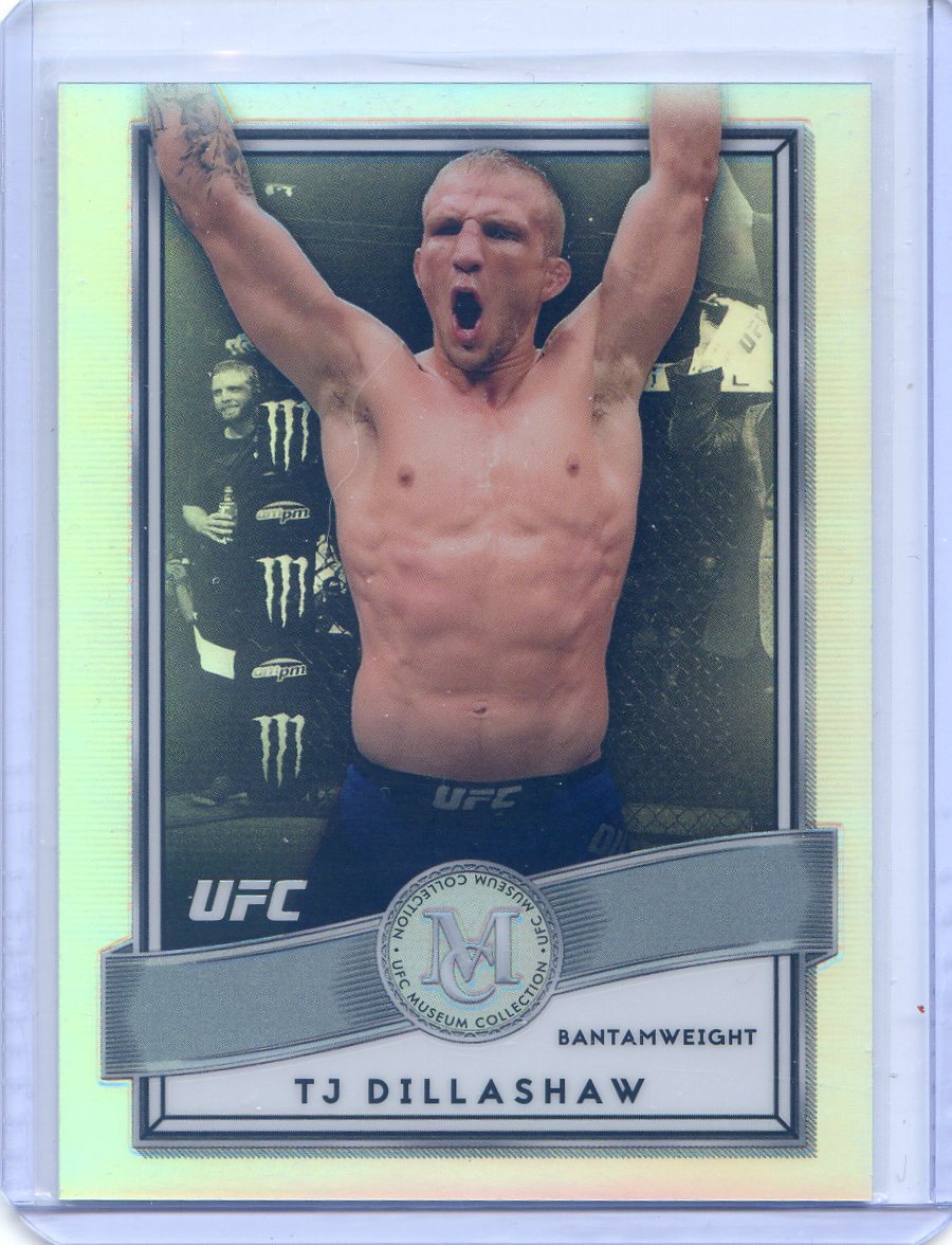 2017 TOPPS CHROME UFC INSERT REFRACTOR #/99 MUESUM COLLECTION TJ DILLASHAW