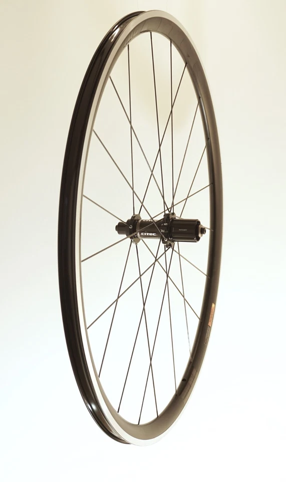 Rennrad Laufrad Alu 1 Satz Citec 3000 S Aero RB 16/21 sw - Bild 2 von 4