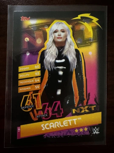 2020 Topps WWE Slam Attax Reloaded Scarlett #131