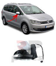 FOR SEAT ALHAMBRA, VW SHARAN 10-15 WING MIRROR ELECTRIC HEATED 6 PIN RIGHT LHD
