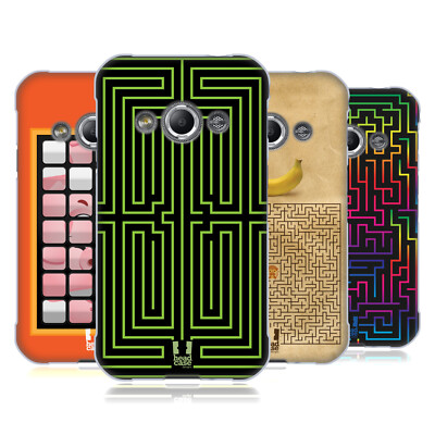 HEAD CASE DESIGNS A-MAZED SOFT GEL CASE FOR SAMSUNG PHONES 4