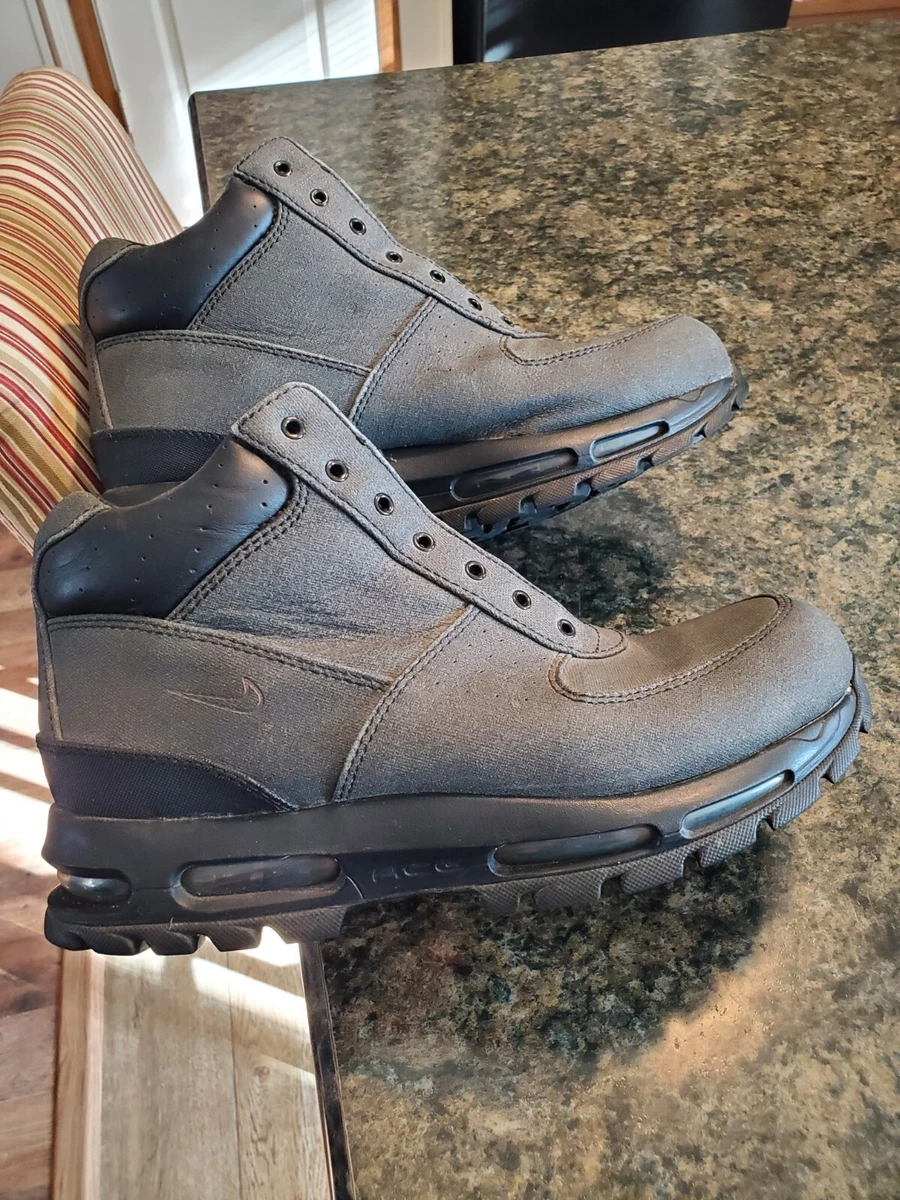Retro nike airmax goadome acg boots Gray With Black Size 10.5 eBay