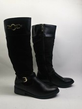 London Fog Women Zip Up Nobel High Riding Boot Black 8m