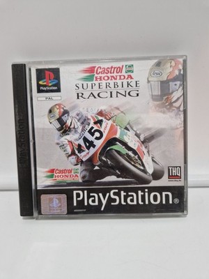 PS1 PlayStation 1 - Castrol Honda Superbike Racing in OVP +  Anleitung