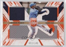 2019 Elite Extra Edition Triple Silhouettes Orange 52/149 Wander Franco 0i4k