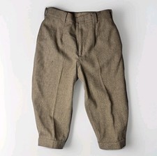 Vintage Woolrich Tweed Knickers Trousers 30 Waist 18 Inseam Wool Tan 60s 70s