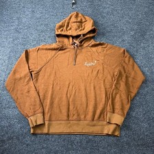 SPIRITUAL GANGSTER Love Script Harper Crop Hoodie Women's Size L Dune