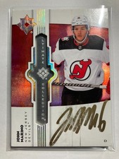 2022-23 Ultimate Collection Ultimate Emblems Autograph #UE-MA John Marino