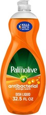 Ultra Dish Liquid, Orange, Antibacterial, 32.5 Fl Oz Pack of 1 