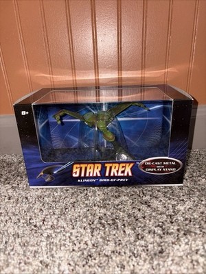 2008 KLINGON BIRD-OF-PREY HMS BOUNTY SHIP -Movable Wings STAR TREK HOT WHEELS