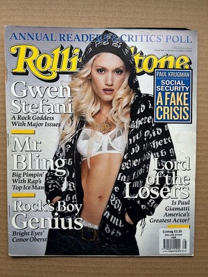 GWEN STEFANI ROLLING STONE NO.966 MAGAZINE JANUARY 27 2005 - Gwen cover with mor