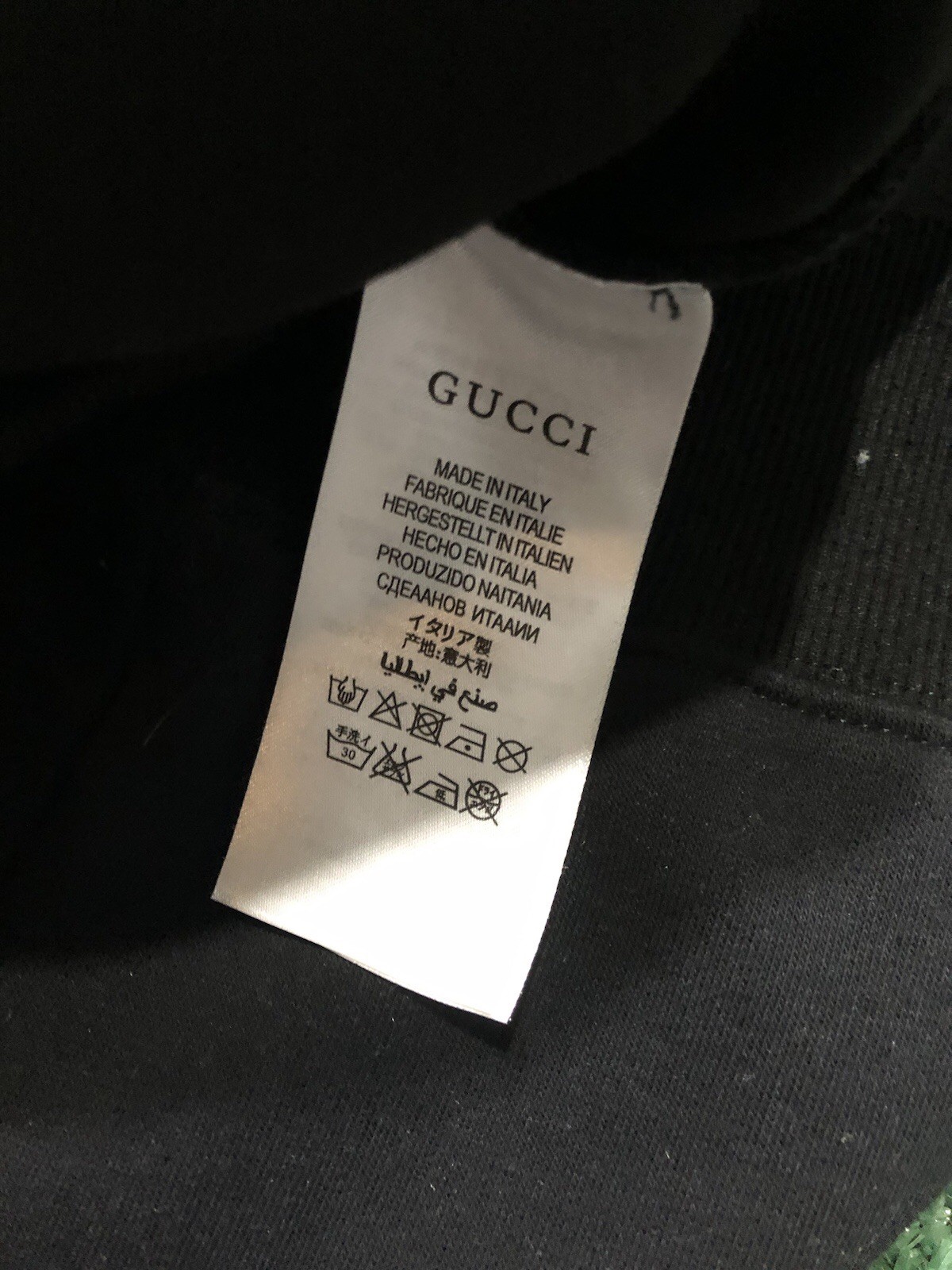 Gucci authentic Black Designer Interlocking G Cre… - image 4