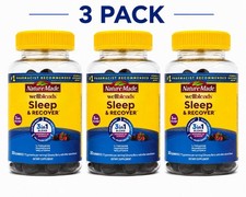 3 PACK Nature Made Wellblends Sleep Recover Sleep Aid Melatonin 3mg 30Ct Gummy