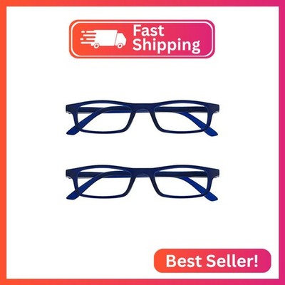 OPULIZE TED Reading Glasses for Women Men, Lightweight Narrow Rectangular Matt F
