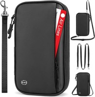 Reisepass Tasche Familie ReisepasshüLle, Wasserdicht Reiseunterlagen Organizer