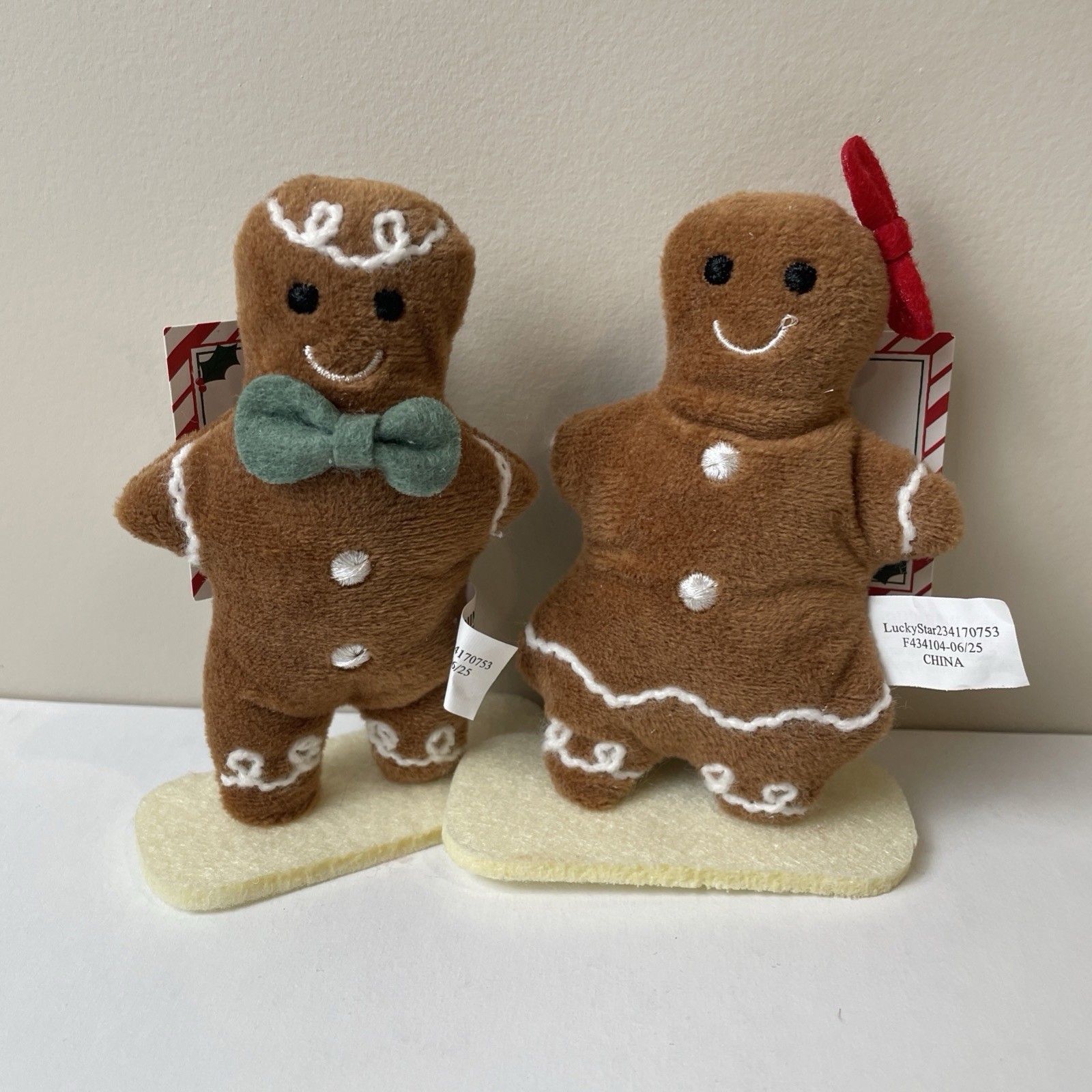 Target Bullseye Playground Christmas 2025 Gingerbread Boy & Girl Plush 5