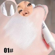 1Pc Shimmering Highlight Stick, Glitter White Eyeshadow Pencil for Bright Eyes,