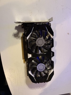MSI NVIDIA 1050 TI Dual Fan Graphics Card HDMI DisplayPort DVI PCI Express