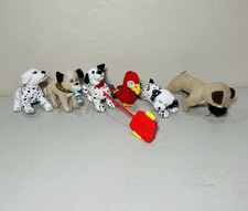 Vintage 2000 McDonald's Disney 102 Dalmatians Happy Meal Plush Toy Lot of 6
