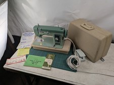 NEW HOME JANOME 921 Sewing Machine 1976 Foot controller & Case -Possibly Faulty