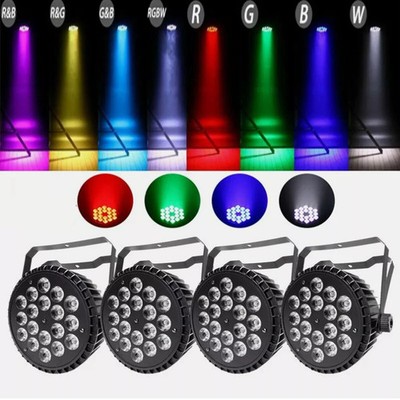 10X 270W Par 18 LED RGBW Lichteffekt DMX Disco Bühnenlicht Party Partylicht