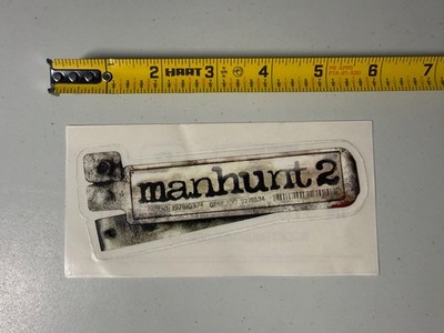 Manhunt 2 Promotional Rockstar Games Release Promo Sticker Decal - October 31st