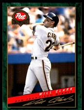 Will Clark 1994 Post Cereal #22 Giants MLB READ FREE SHIPPING AutographDen