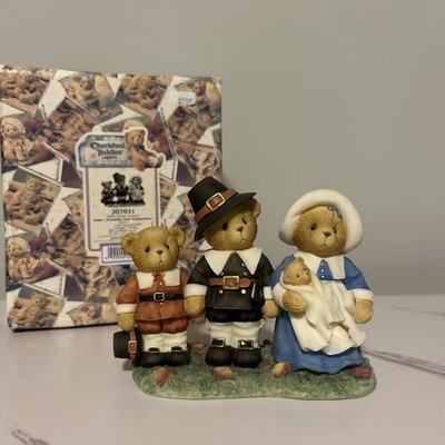 Cherished Teddies - FAITH OF OUR FATHERS - Thanksgiving - #707031 - (2000)