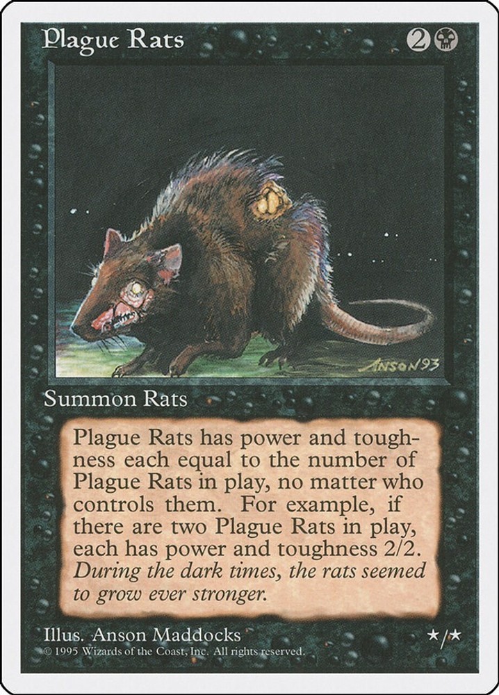Plague Rats - 154 - NM - Fourth Edition