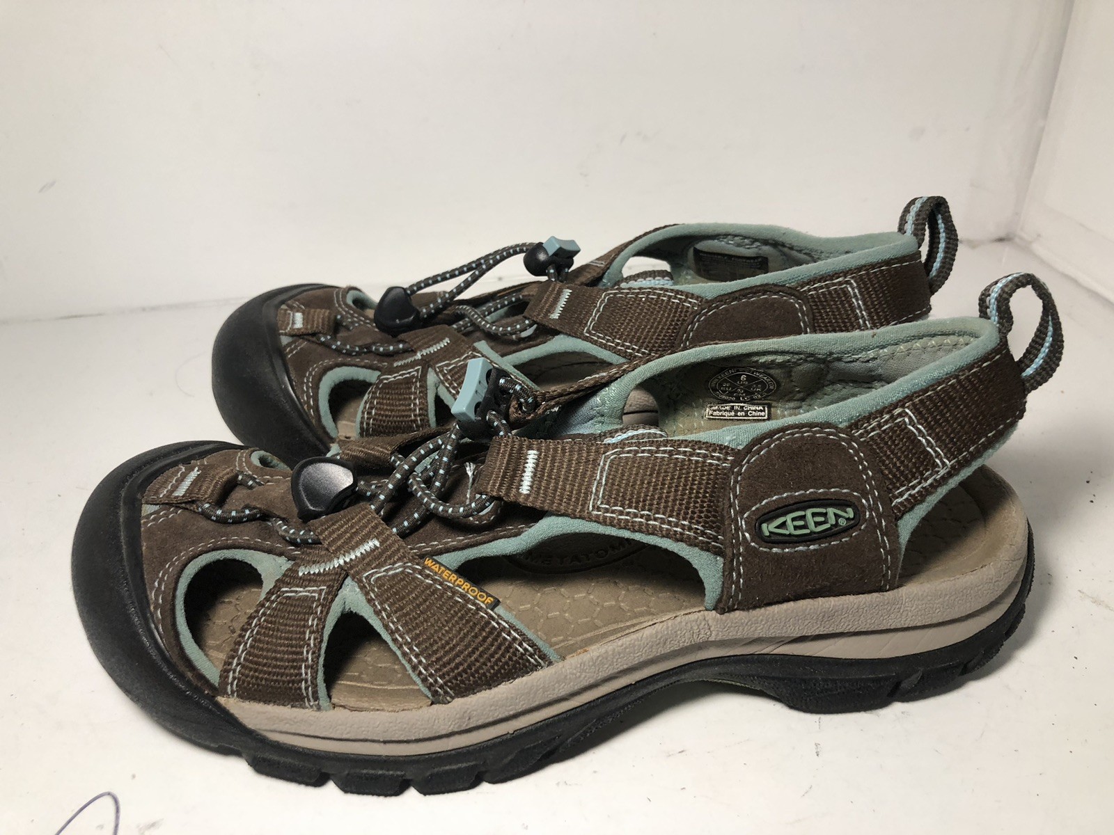 Keen Newport H2 Marrone Teal Scarpe Acqua Sandali Donna Taglia 6
