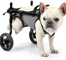 Dog Wheelchair for Back Legs - Medium - Lightweight Aluminum Cart
