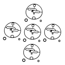 698781 O-Ring Float Bowl Carburetor Gasket Replacement for Nikki Carburetor 5