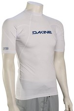 DaKine Heavy Duty SS Rash Guard - White / Nav...