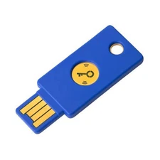 FIDO Security Key NFC and USB - Two Factor Authentication, Fits USB-A Ports a...