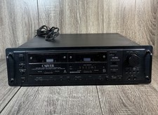 Carver TDR-2400 Dual Auto-reverse Cassette Deck Player Made In Japan UNTESTED