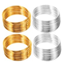 4 Rolls Jewelry Wire for Making Professional Memory Bracelet Beads