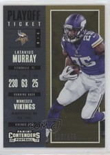 2017 Panini Contenders Season Playoff Ticket 105/249 Latavius Murray #36 03yj