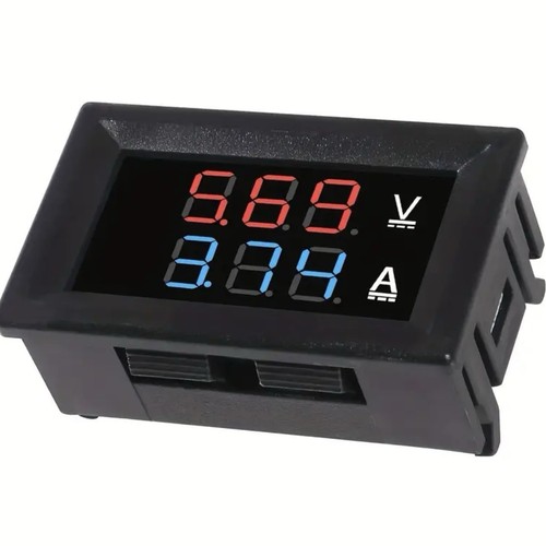 Digital Voltmeter Amperemeter Dual LED Anzeige Volt Amp Meter Shunt DC 100V 10A - Bild 5 von 8