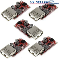 5pcs 15W USB 5V 3A DC Buck Voltage Step-down Module 9V 12V 24V Input DIY Charger