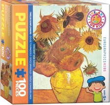 EuroGraphics Twelve Sunflowers 100 pcs Puzzle New Sealed