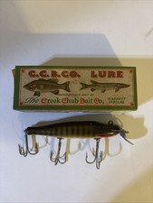 C. C. B. CO. Creek Chub Bait No. 700 Pikie Minnow Fishing Lure Garrett Indiana