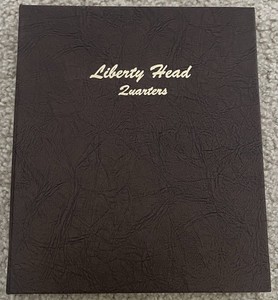 DANSCO COIN ALBUM #7130 LIBERTY HEAD BARBER QUARTERS 1892-1916
