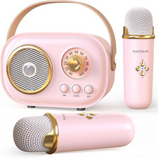 Mini Karaoke Machine,White Elephant Gifts,Stocking Stuffers for Teen, Christmas