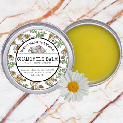 ORGANIC CHAMOMILE BALM | Calms Skin Irritations | Brightens | Soothes | Protects
