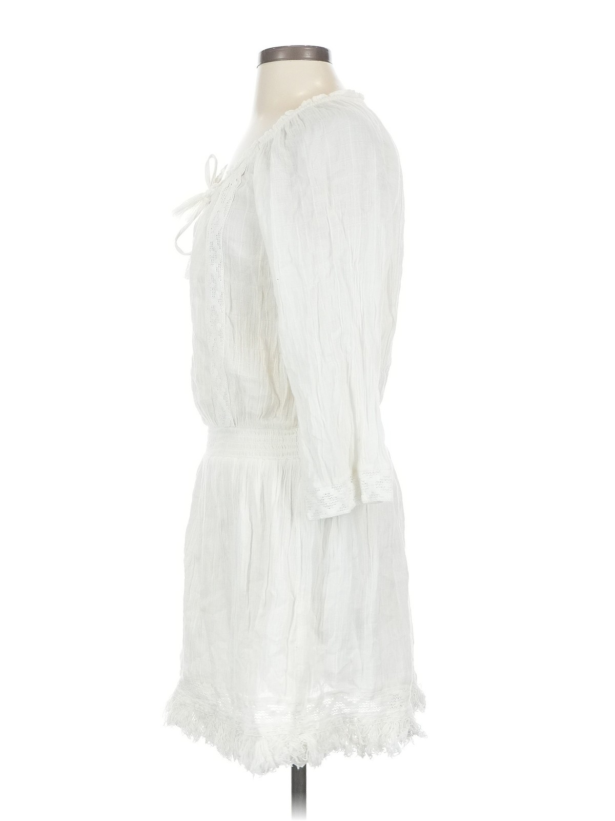 Aerie Women White Casual Dress S - image 4